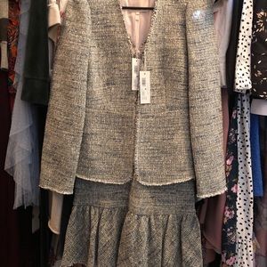 Rebecca Taylor dress and blazer